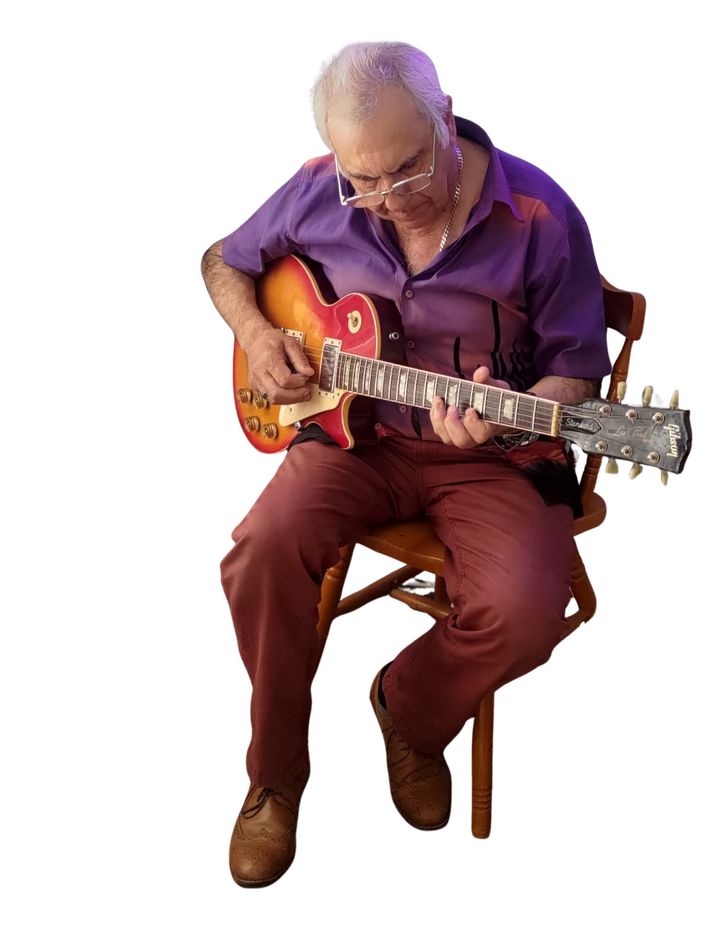 George Pellas Playing a Gibson George Pellas Playing a Gibson